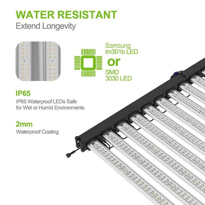 16 lámparas de crecimiento LED de espectro completo al por mayor de 1000w para el crecimiento de la industria - LX - glm120 - 16 